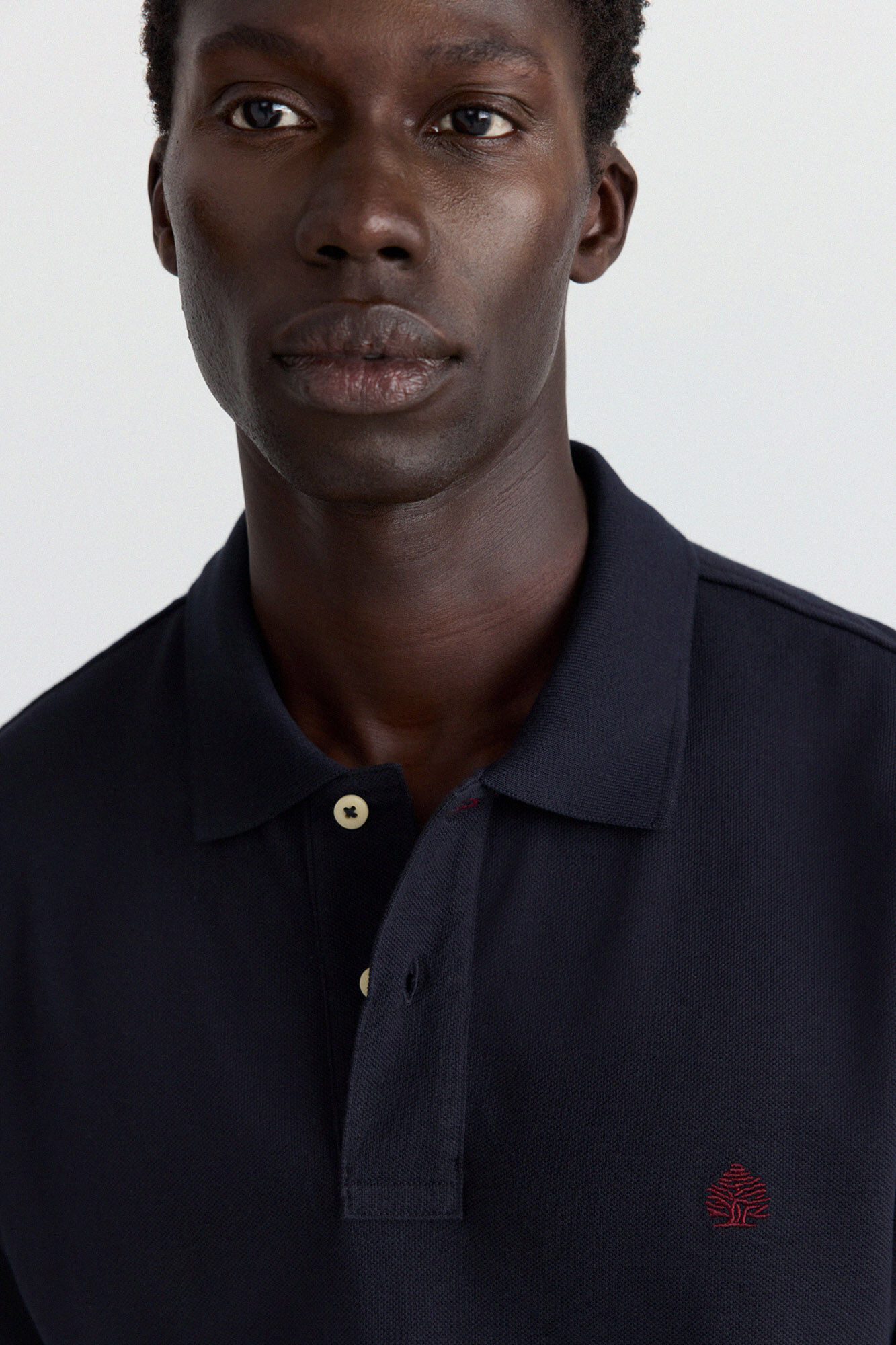 Springfield Polo de piqu&eacute; b&aacute;sico Springfield regular fit azul