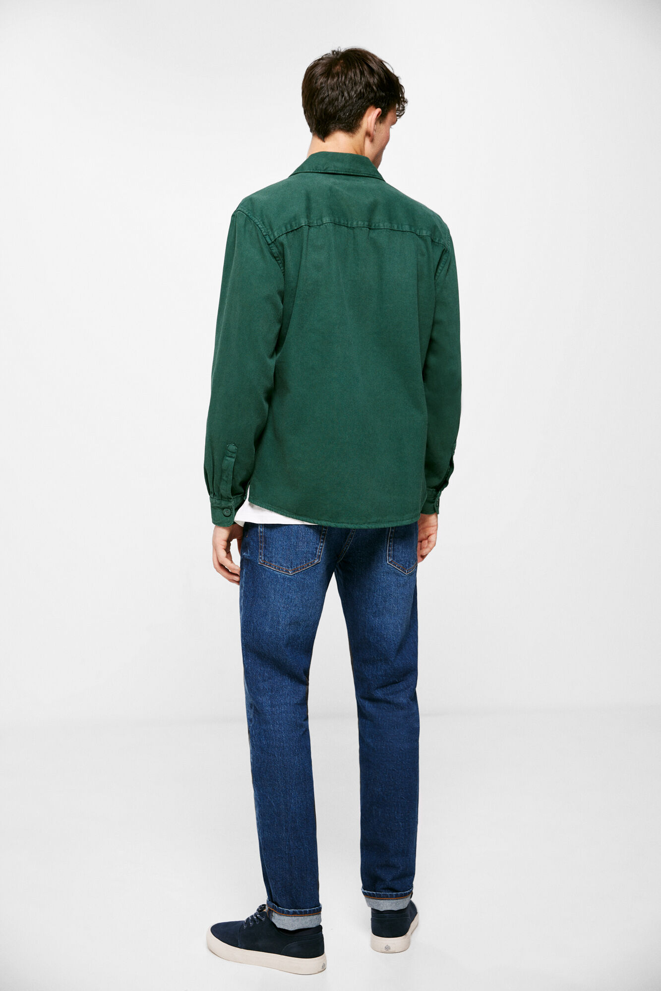 Springfield Jeans slim lavado medio oscuro azulado