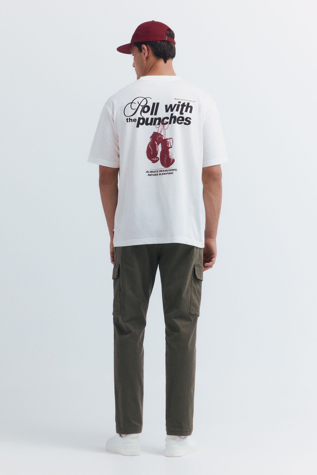 Springfield Pantal&oacute;n cargo slim fit kaki