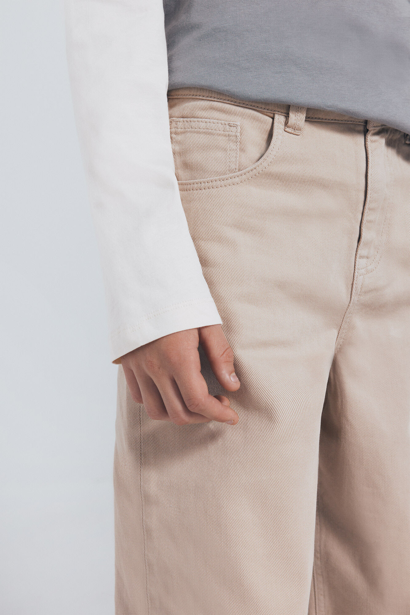 Springfield Kids Pantal&oacute;n 5 bolsilos ancho ni&ntilde;o beige