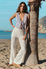 Springfield Pantalones Meringue  estampado