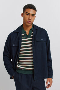 Springfield Sobrecamisa de algod&oacute;n slub