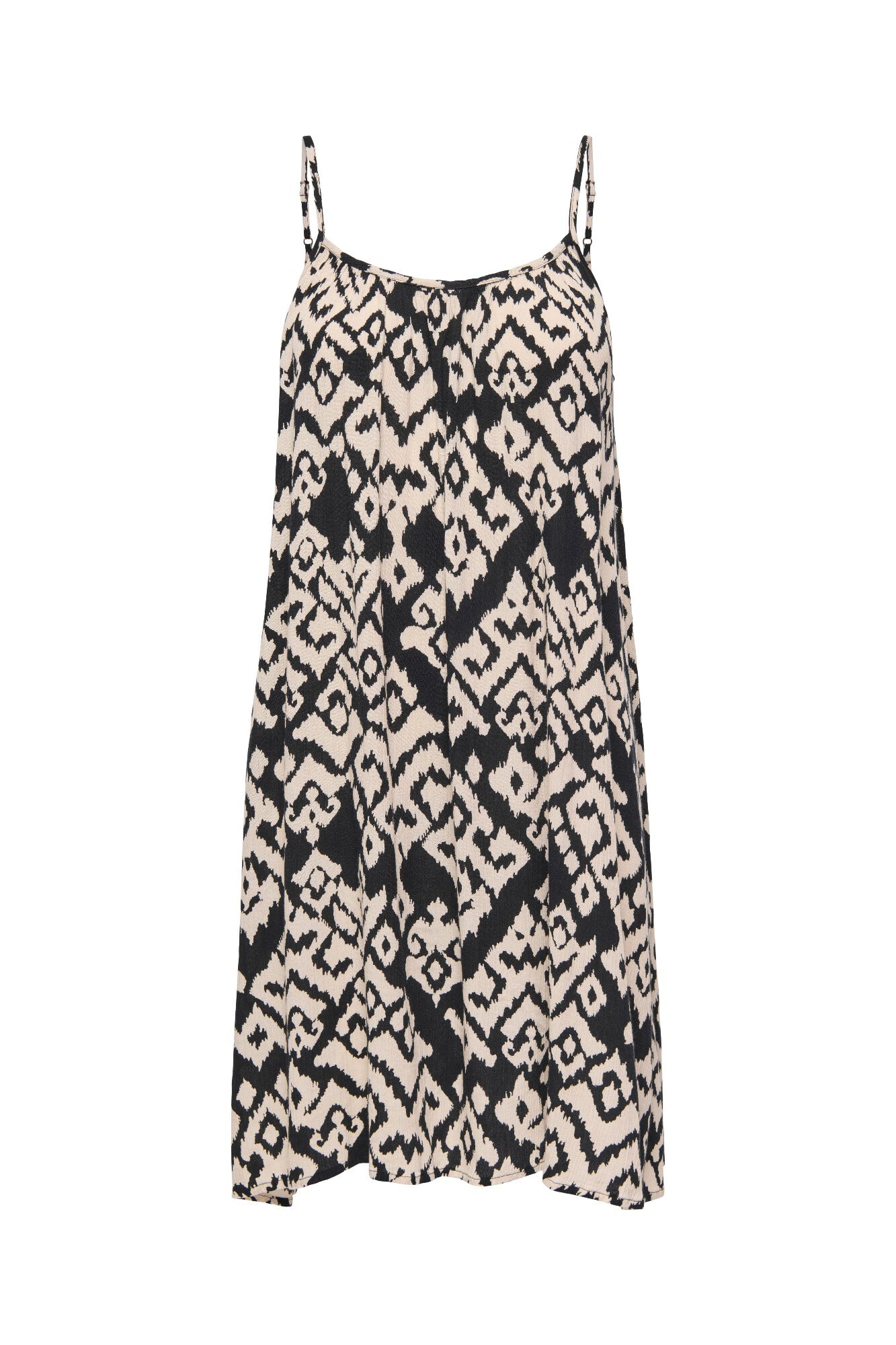 Only Vestido corto estampado negro