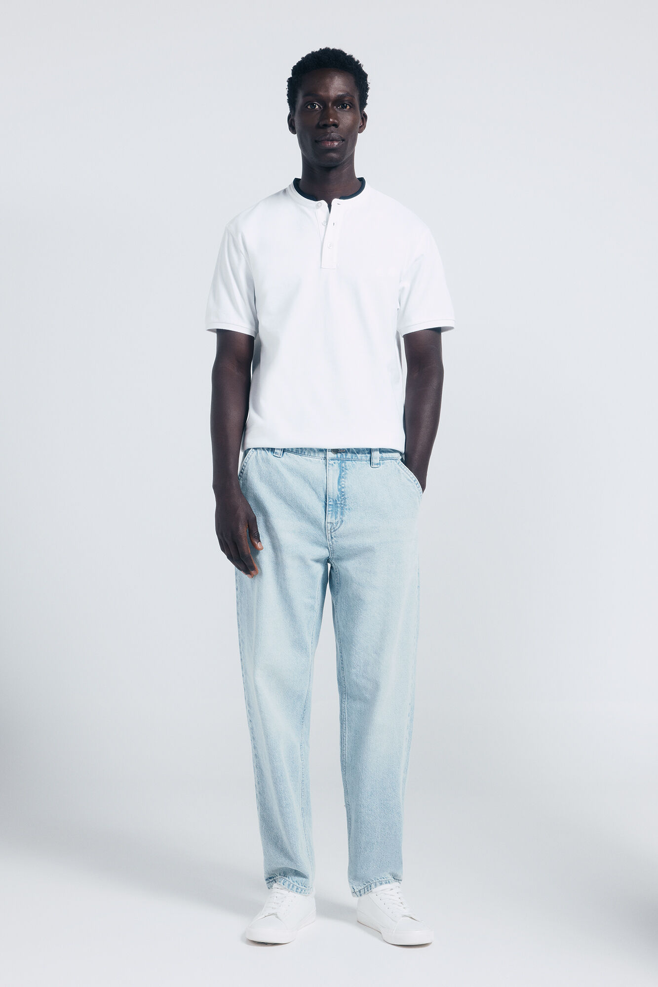 Springfield Polo piqu&eacute; cuello mao slim fit natural