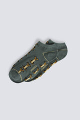 Springfield Calcet&iacute;n tobillero de perro turquesa