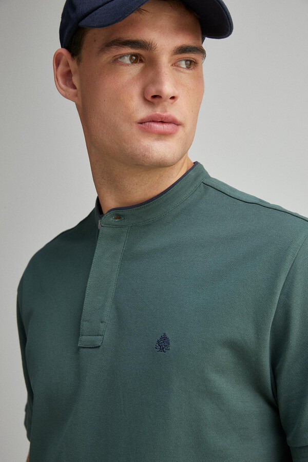 Springfield Polo piqué mao regular fit verde