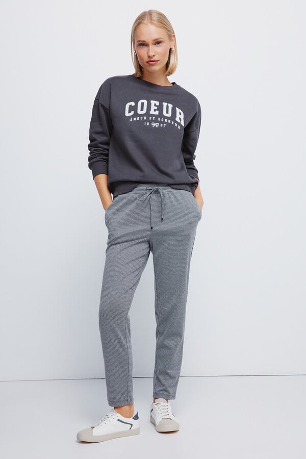 Springfield Pantalones jogger gris