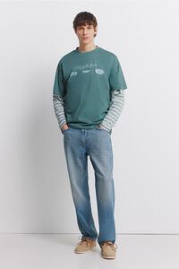 Springfield Jeans sobretintado straight fit