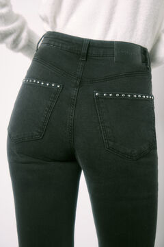 Springfield Jeans Flare 0018 negro