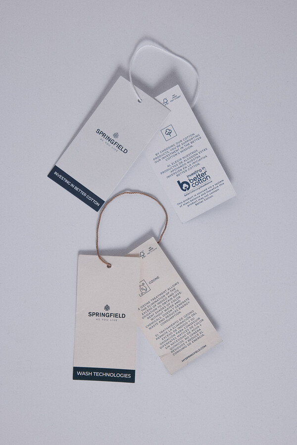 Springfield Shorts jeans básicos azul tinta