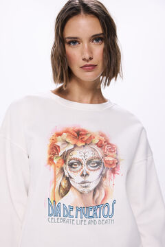 Springfield Sudadera "Día de muertos" estampado