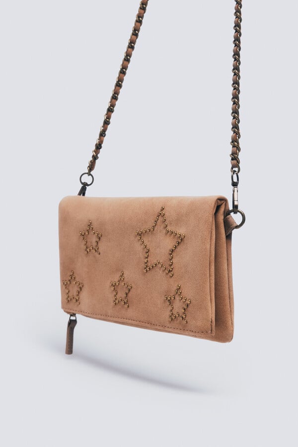 Springfield Bolsa bandolera estrellas tachuelas  estampado