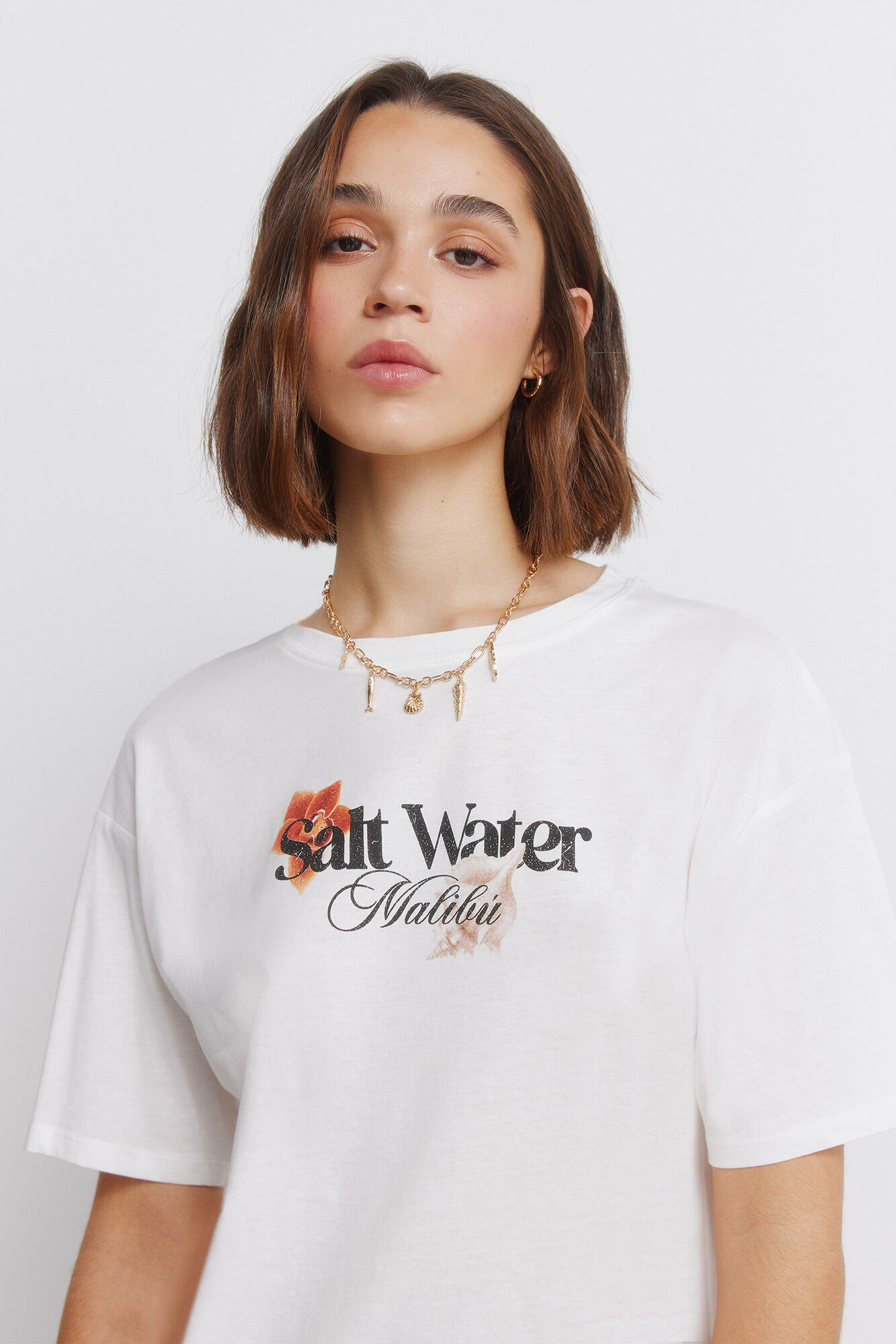 Springfield Playera manga corta tropical