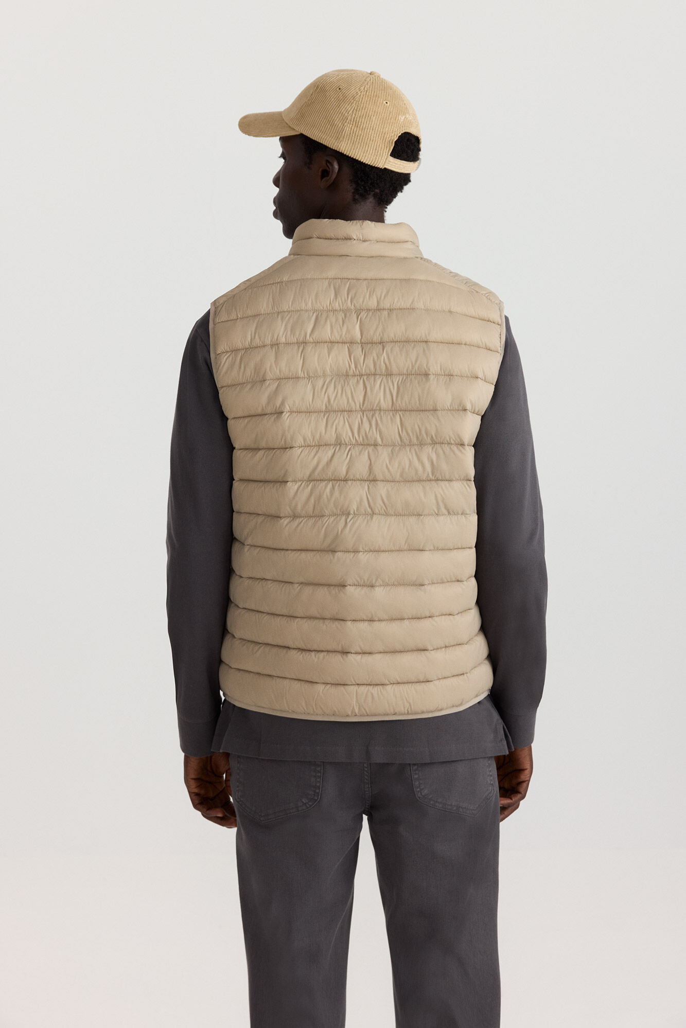 Springfield Chaleco acolchado caf&eacute;