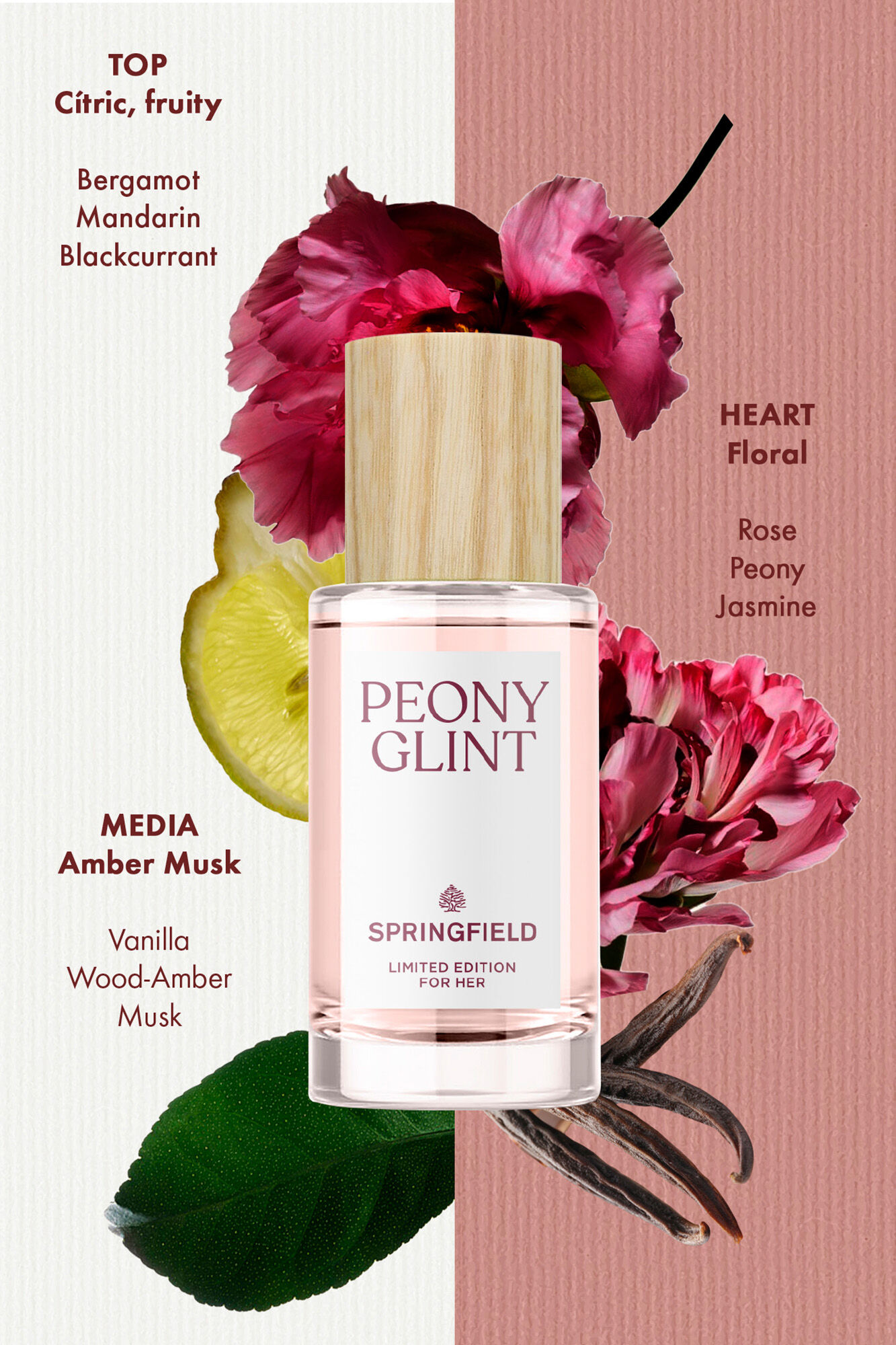 Springfield Fragancia PEONY GLINT 50ml turquesa