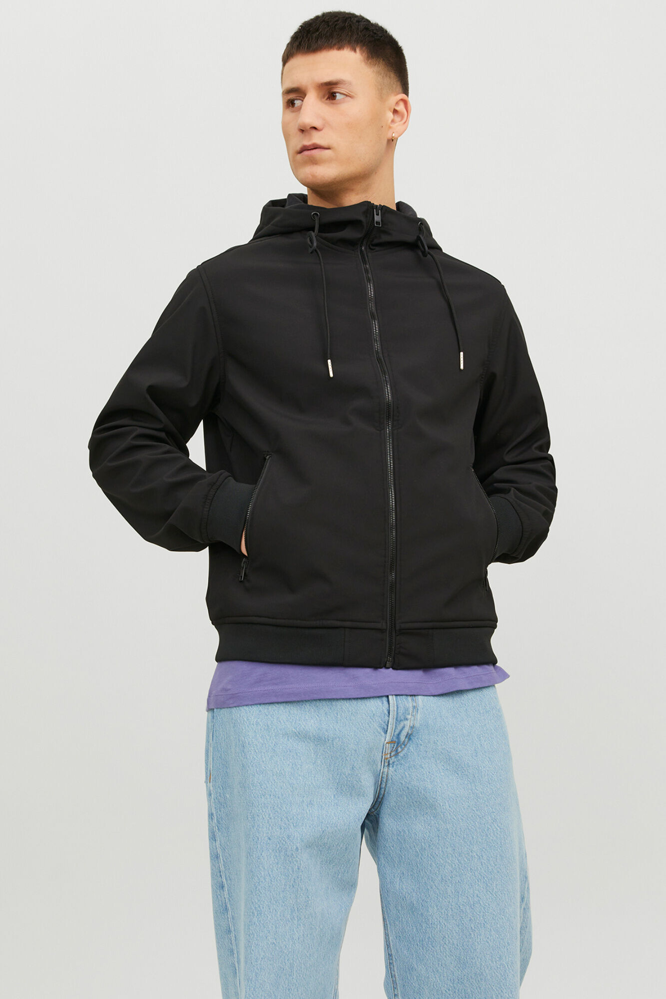 Jack & Jones Chamarra softshell con capucha