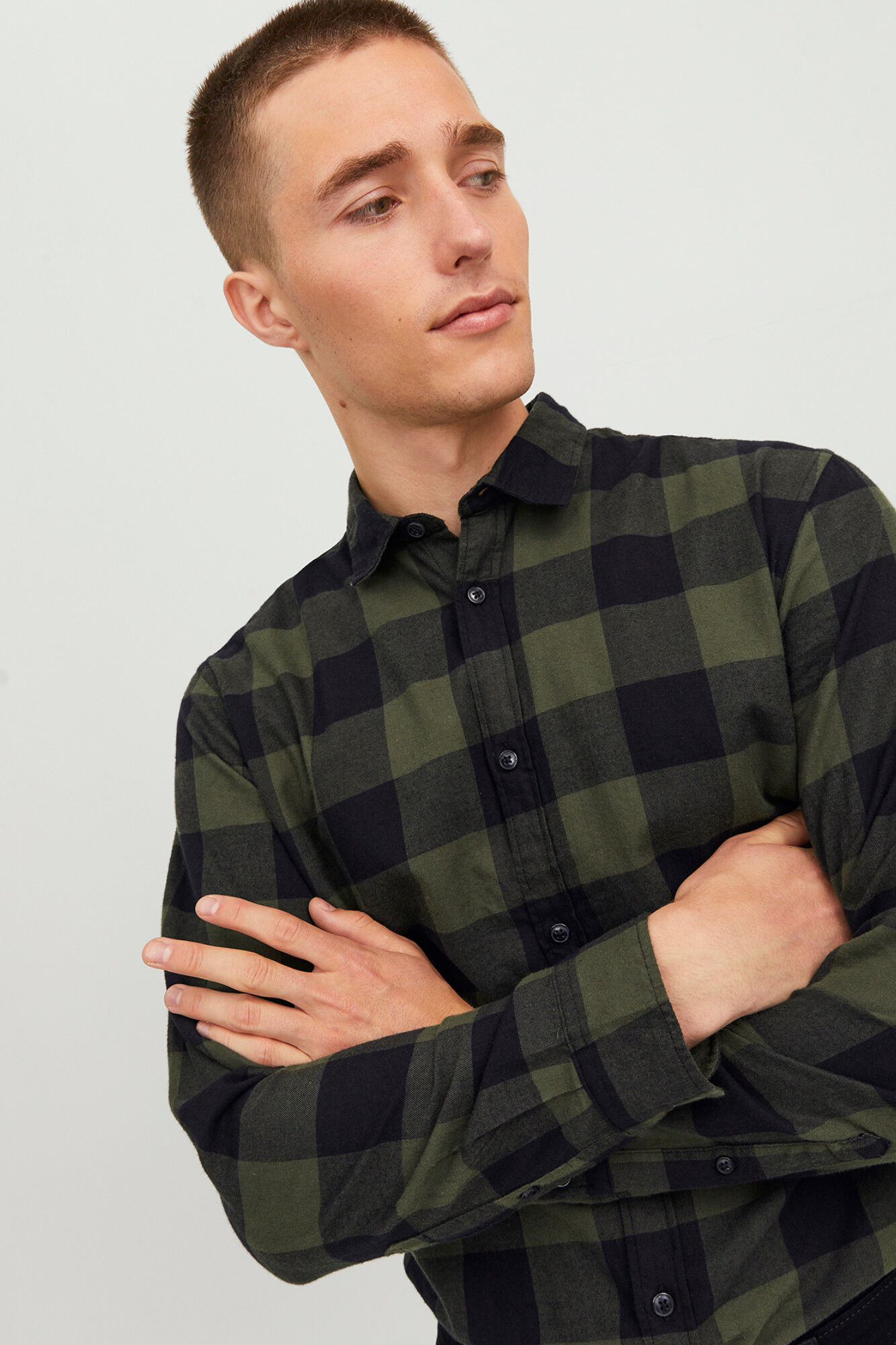 Jack & Jones Camisa slim a cuadros