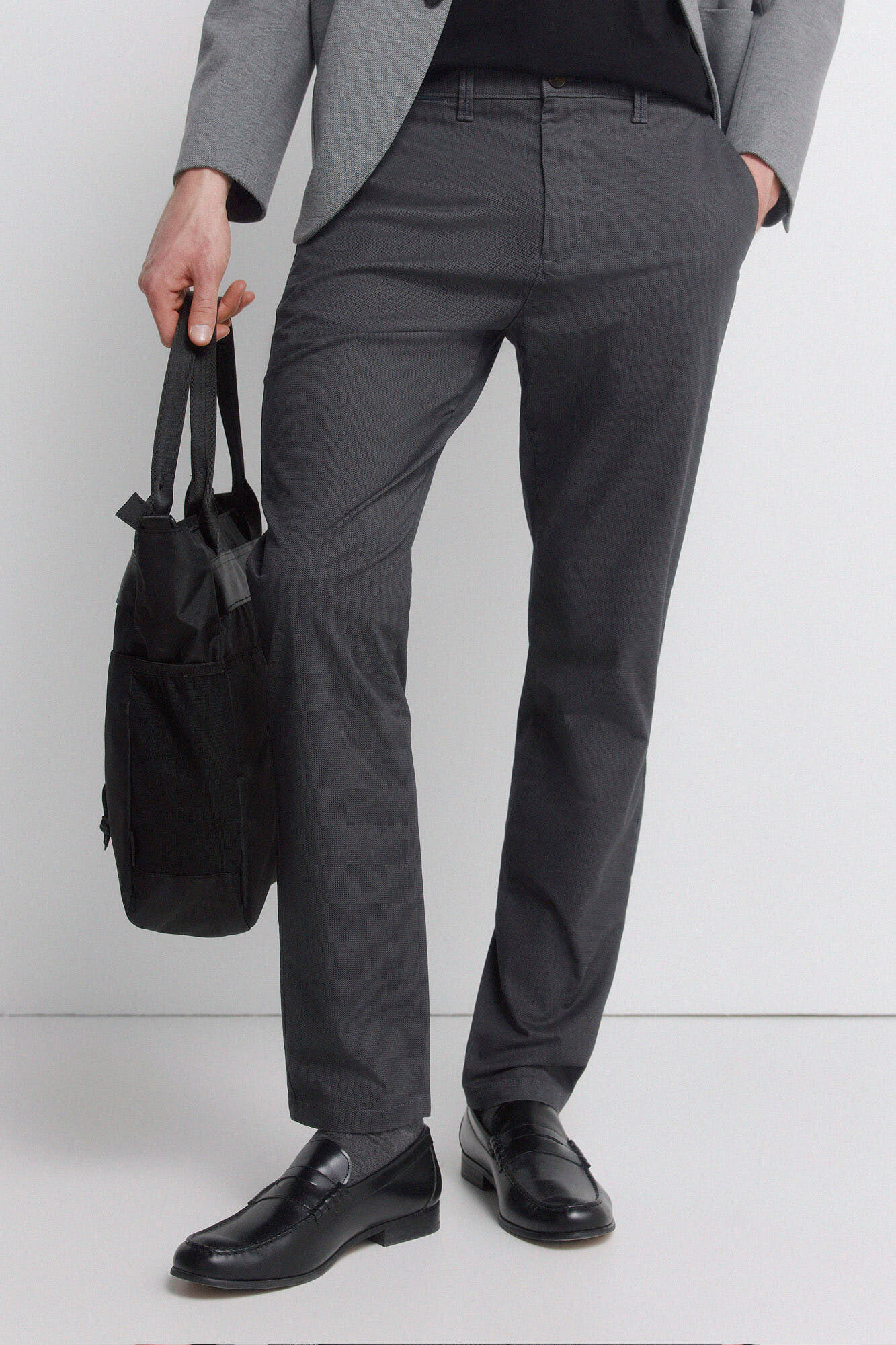 Springfield Pantal&oacute;n chino microestampado slim fit