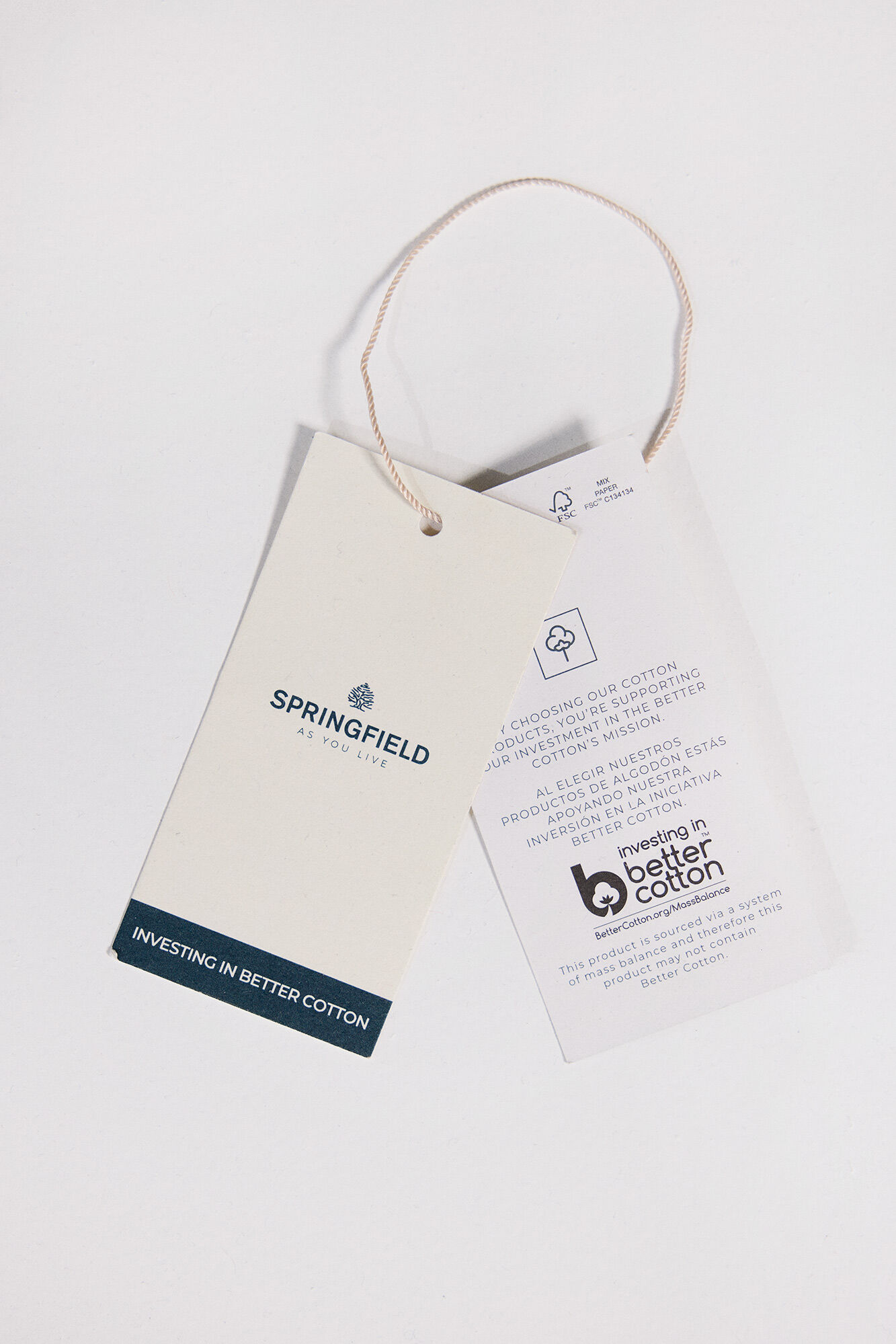 Springfield Su&eacute;ter cuello polo botones negro