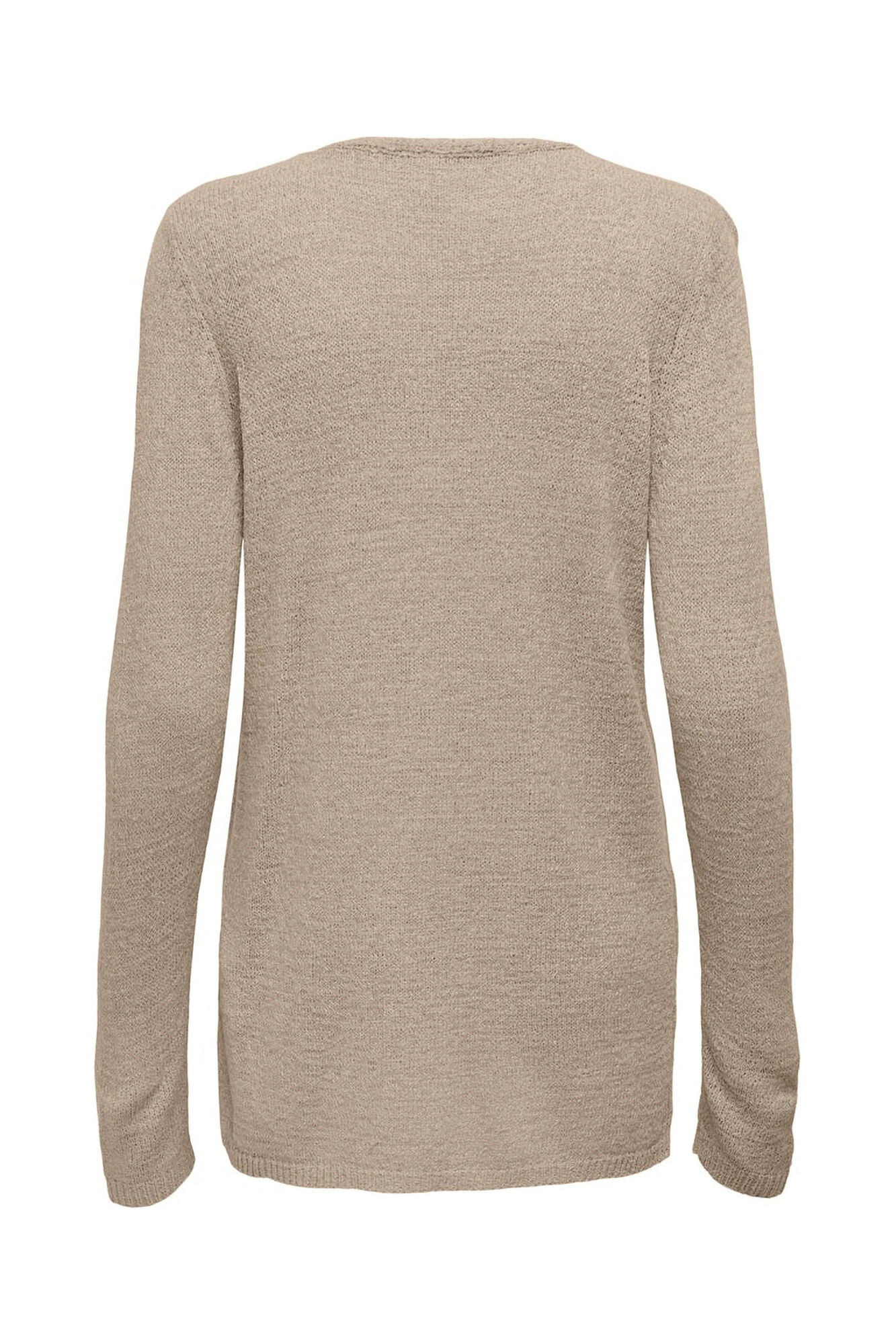 Only C&aacute;rdigan de tejido fino beige