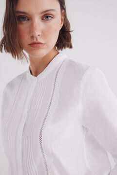 Springfield Blusa pintucks  natural