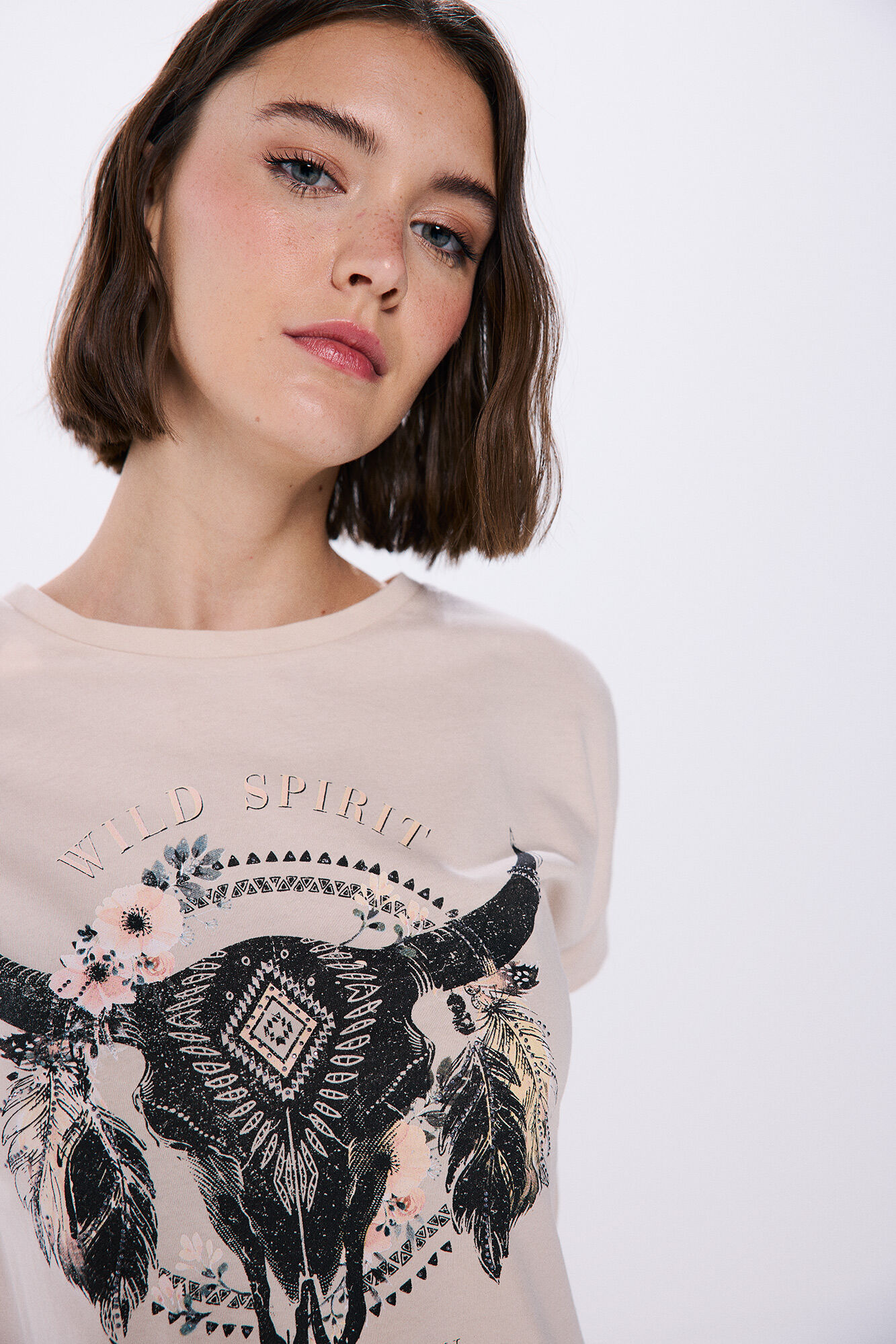 Springfield Playera "Wild spirit" nude