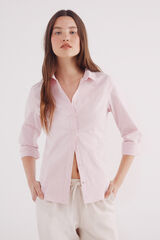 Springfield Camisa oxford algodón rosa