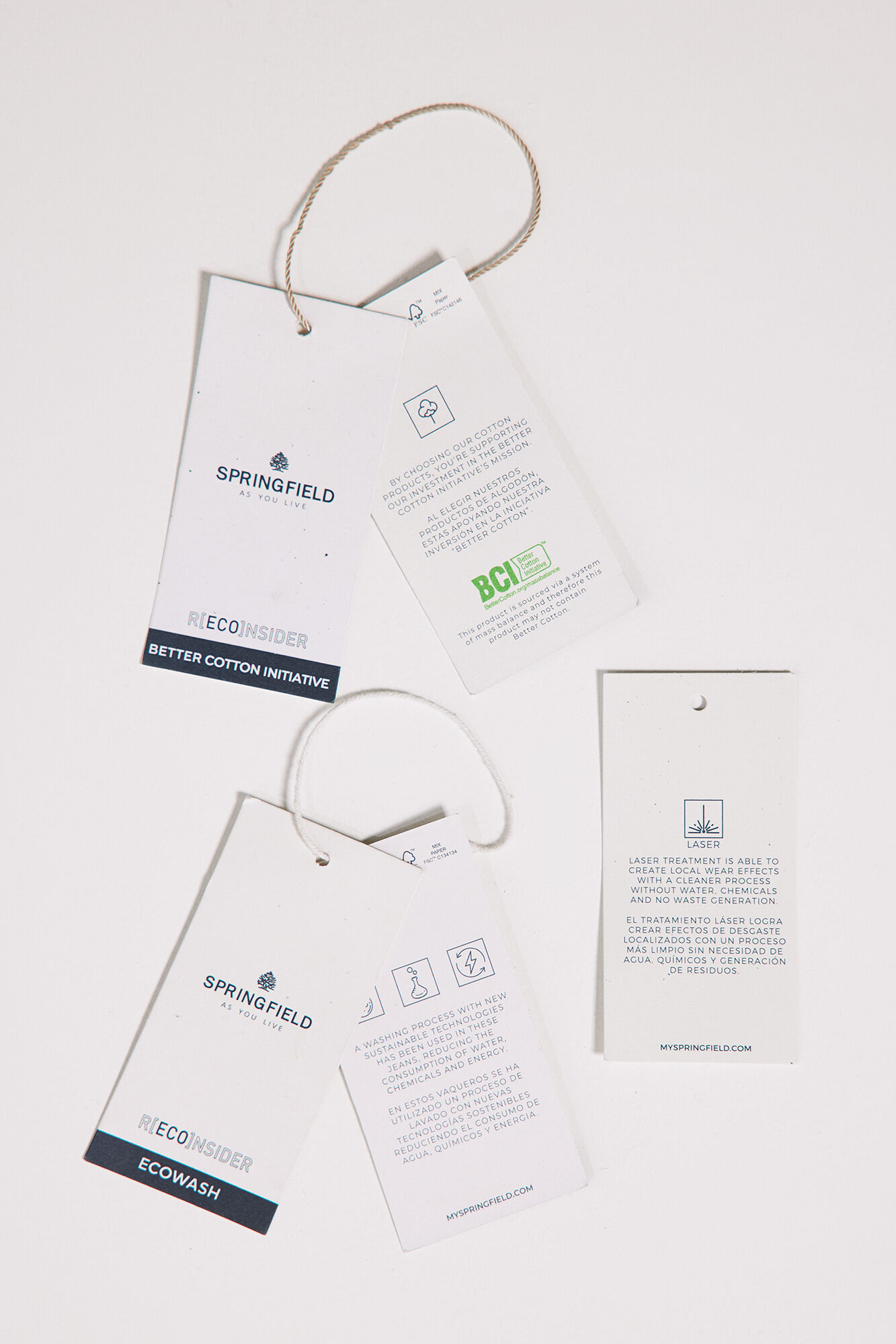 Springfield Jeans regulares lavado oscuro ensuciado turquesa