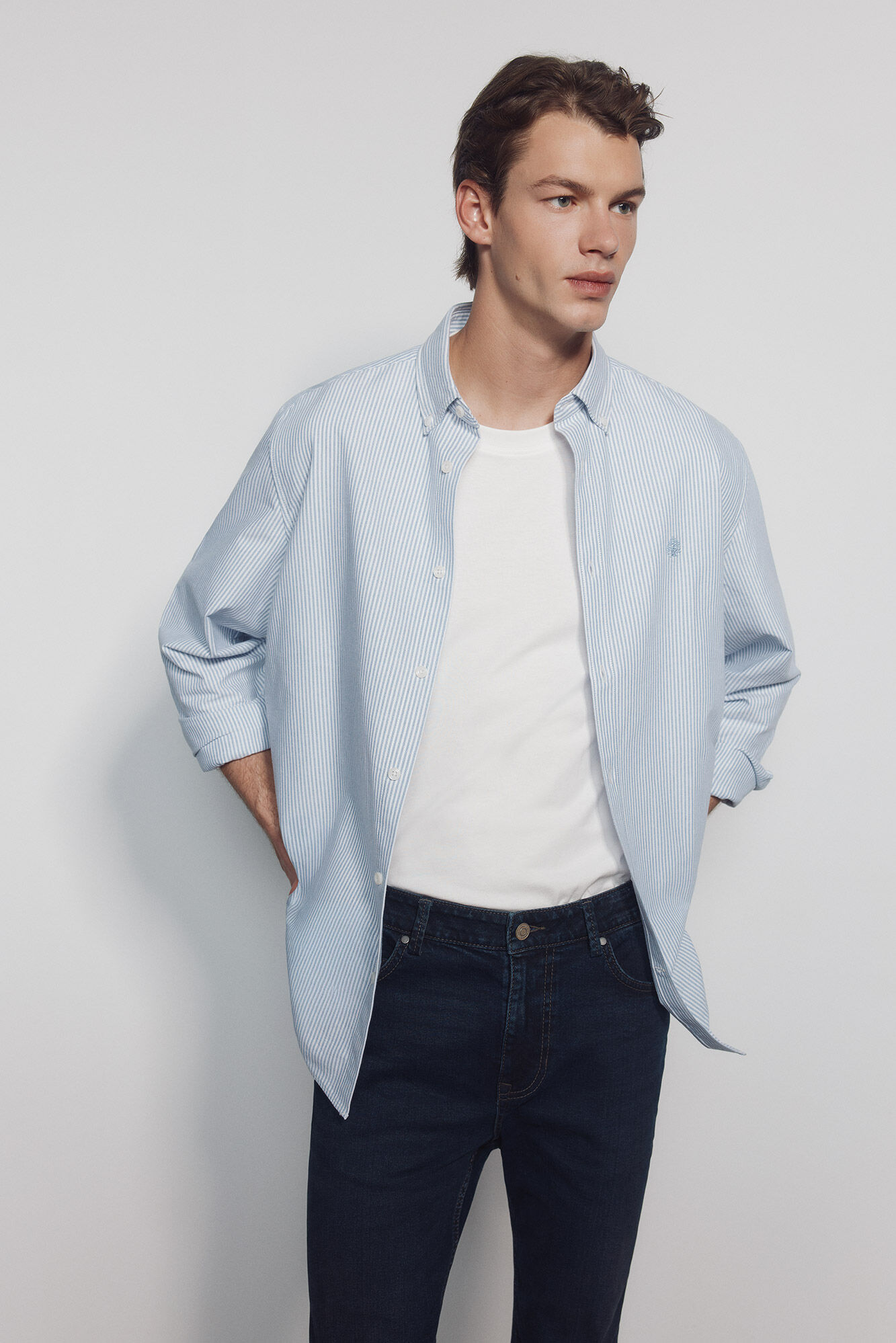 Springfield Jeans azul muy oscuro skinny fit azul tinta