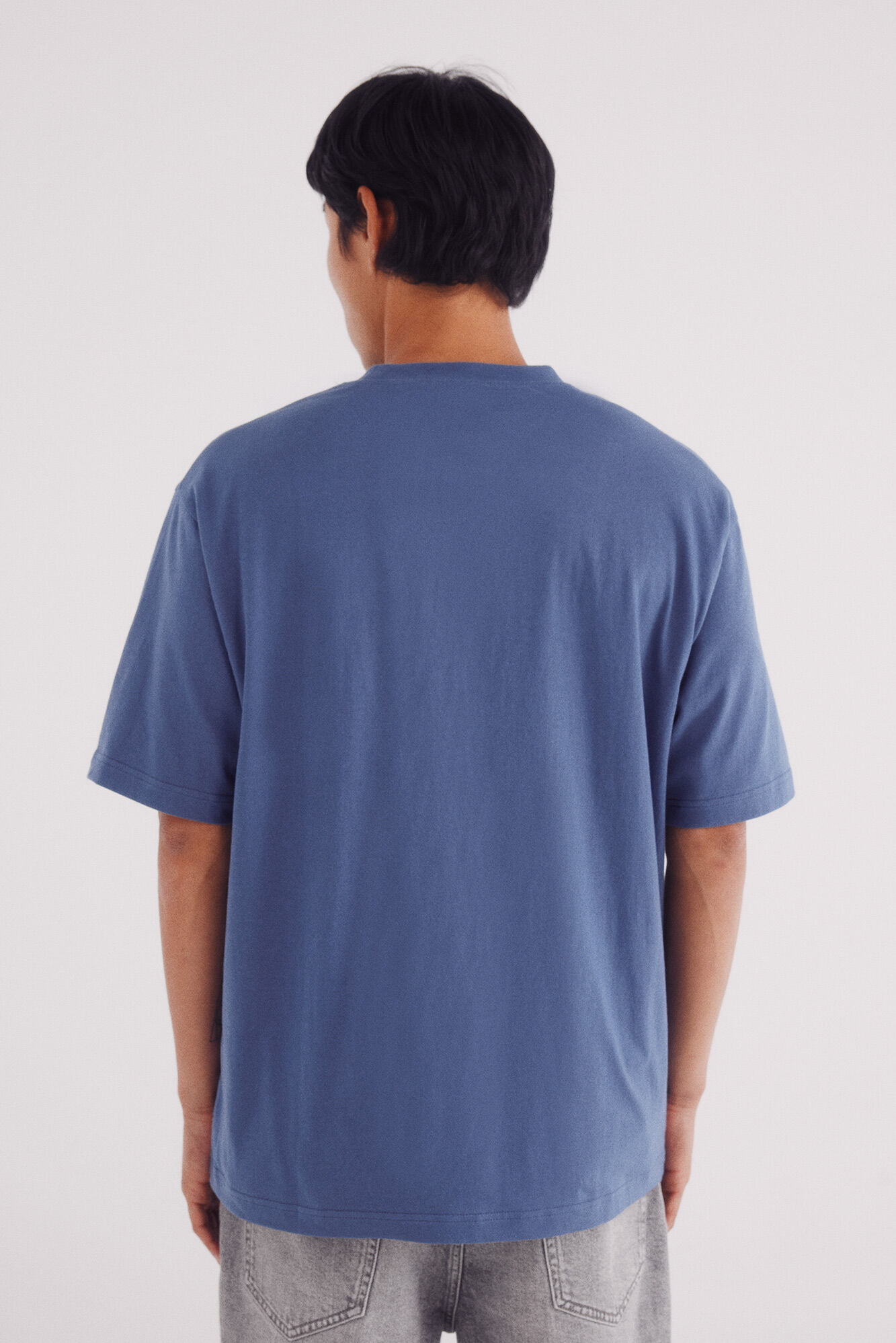 Springfield Camiseta paisajes azul