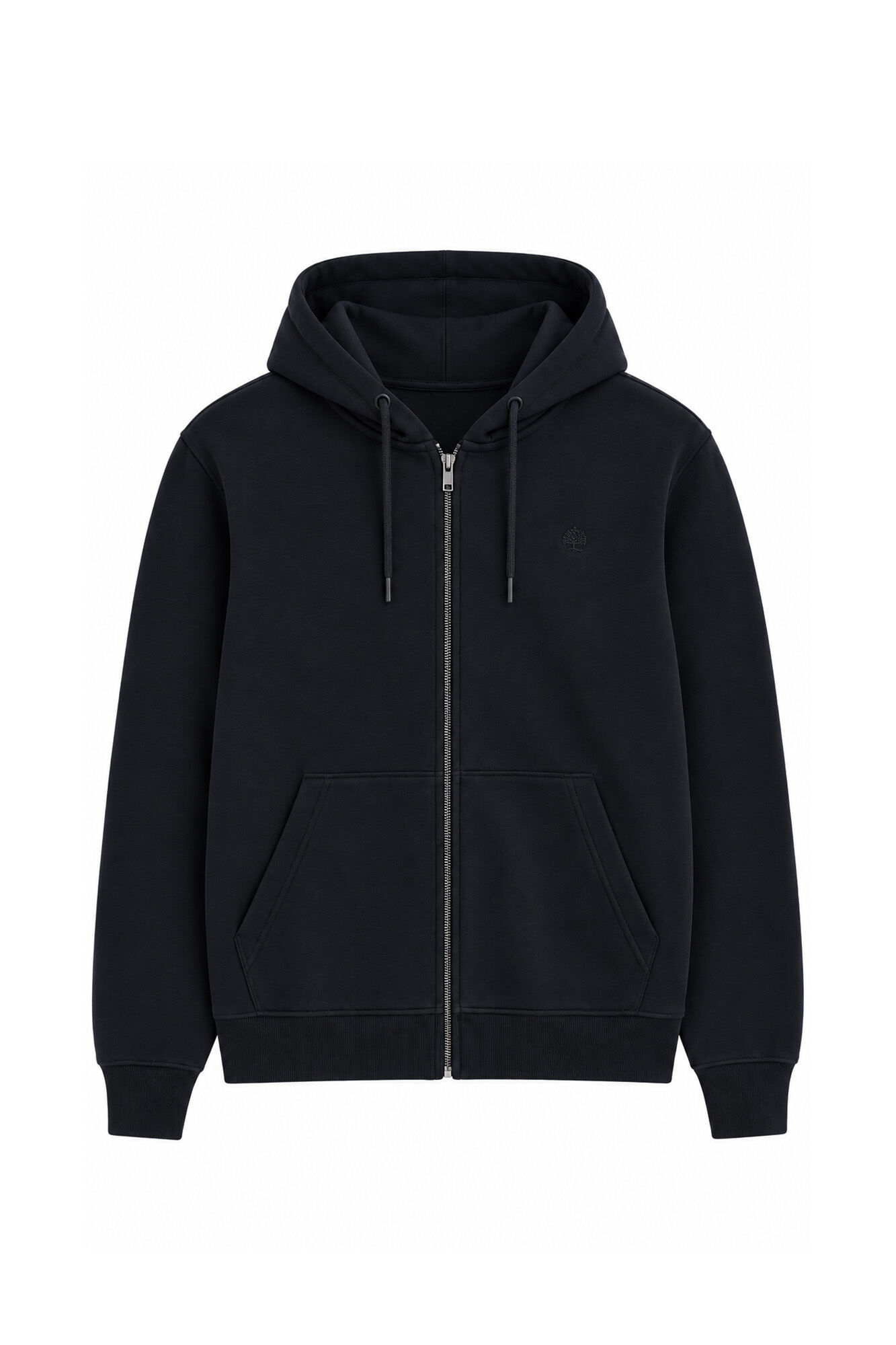 Springfield Sudadera b&aacute;sica abierta con capucha azul