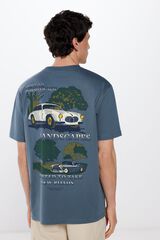 Springfield Playera landstapes azul
