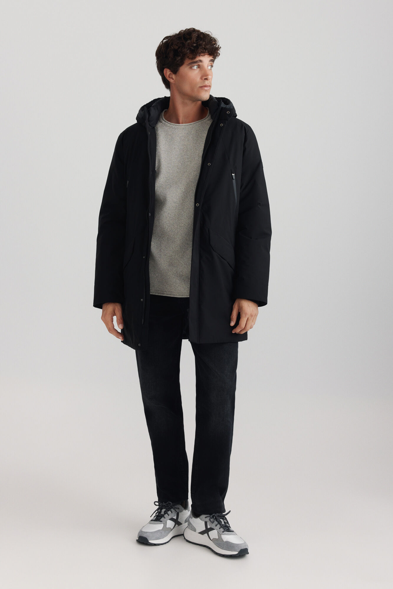 Springfield Su&eacute;ter liso con trenzado y cuello alto