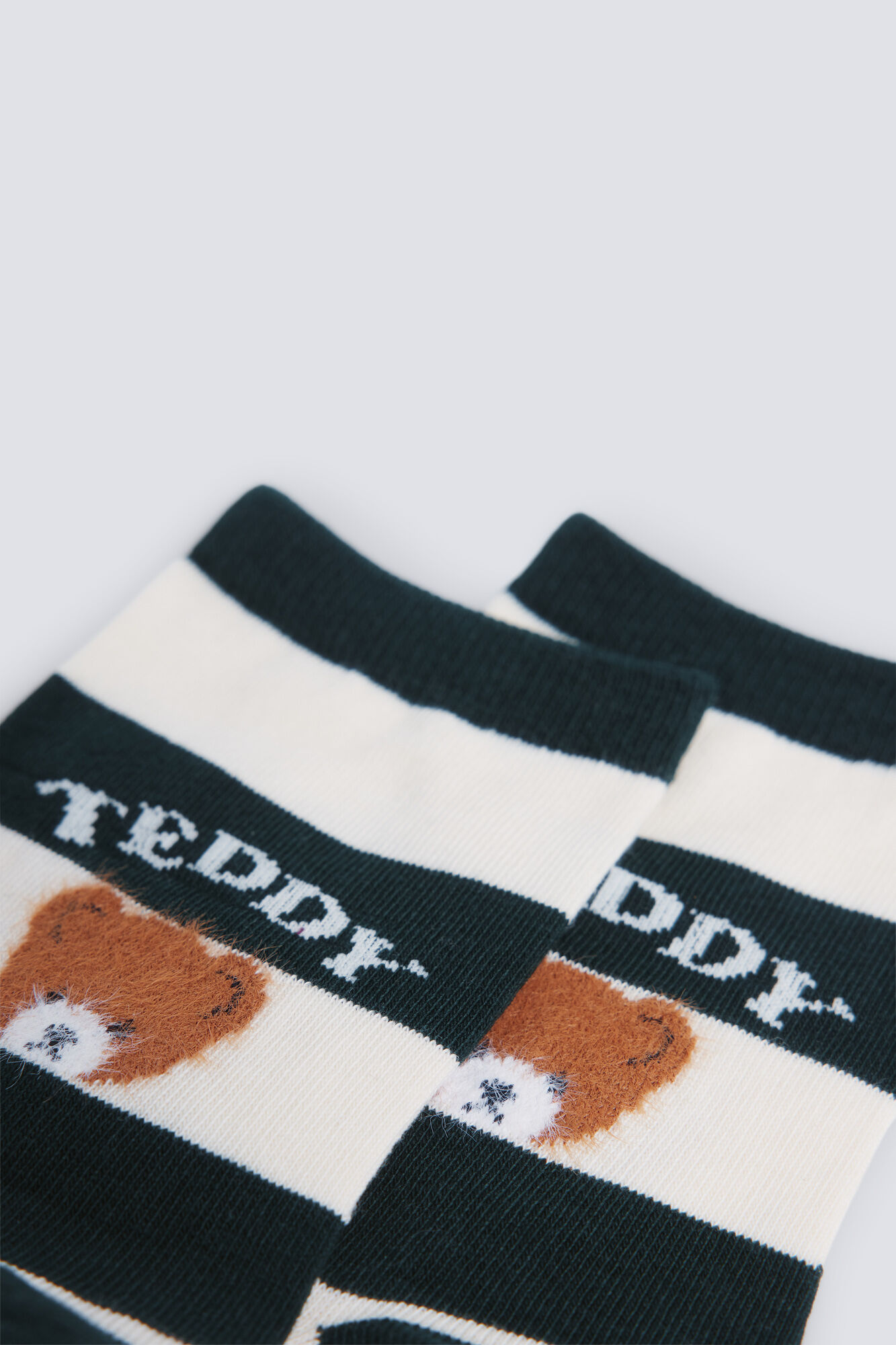 Springfield Calcet&iacute;n osito rayas verde