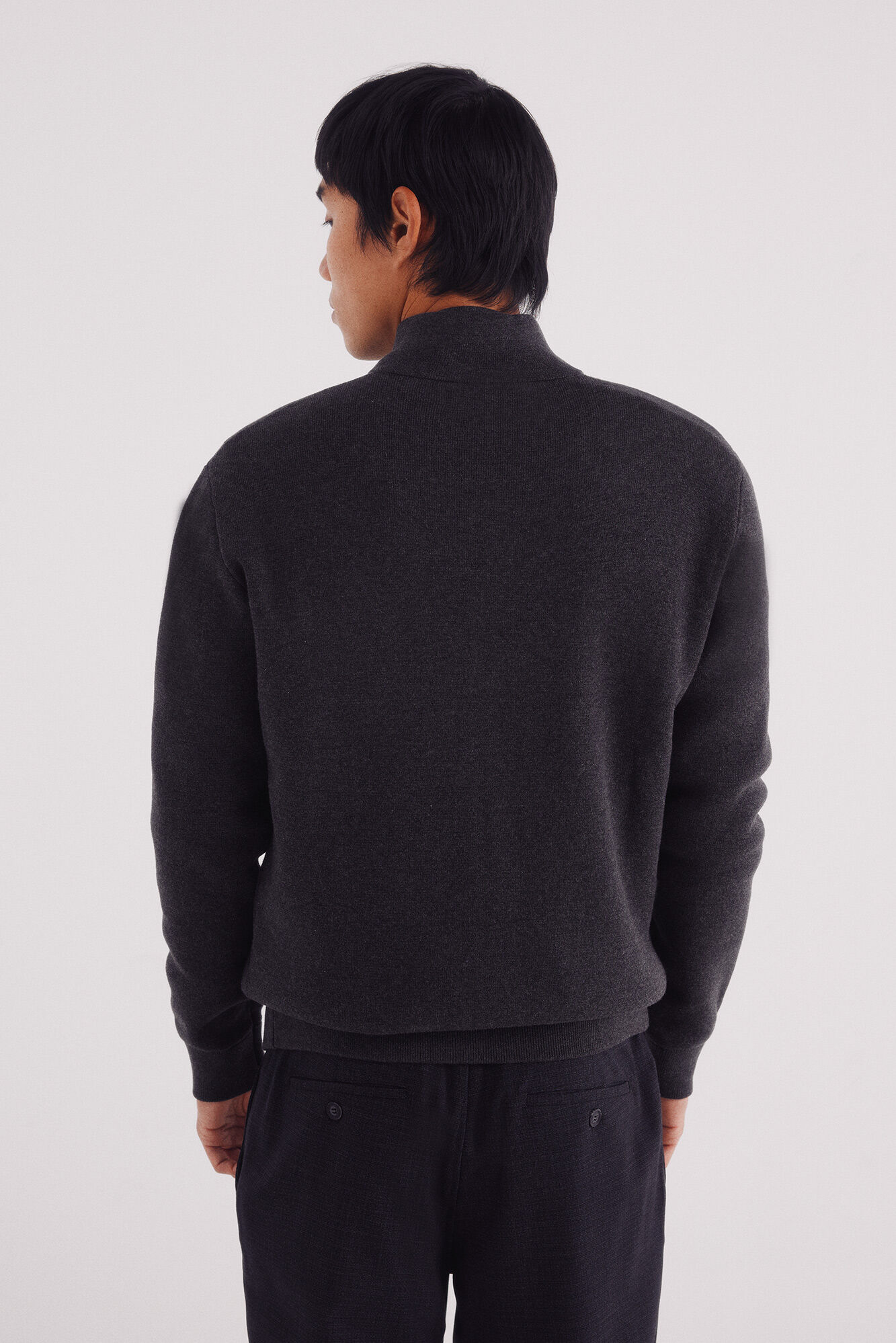 Springfield C&aacute;rdigan con cierre Milano gris