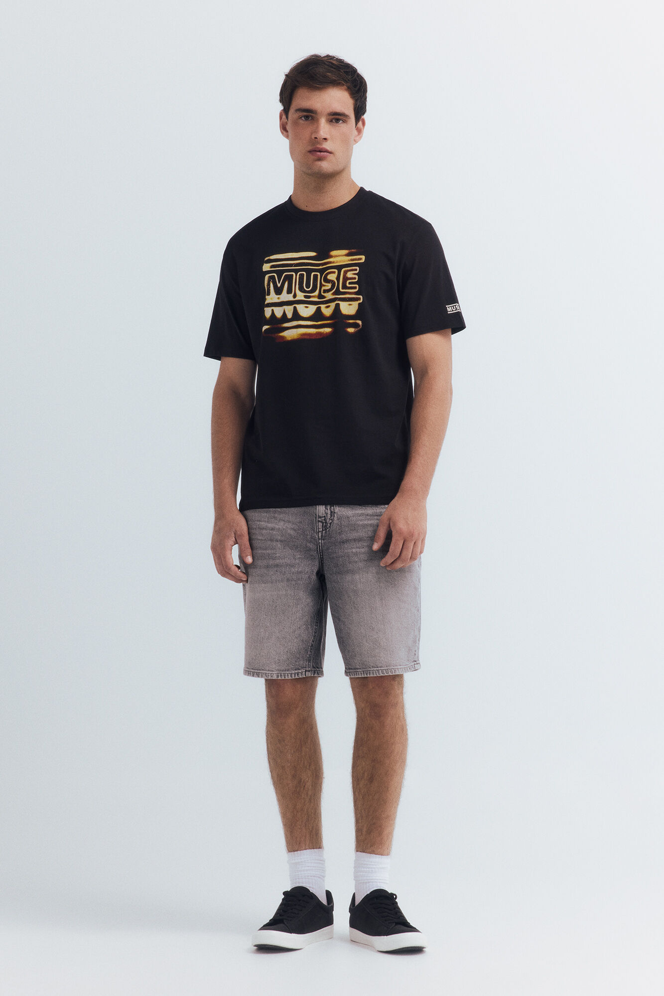 Springfield Camiseta Muse negro