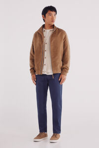 Springfield Pantal&oacute;n chino microestampado slim fit