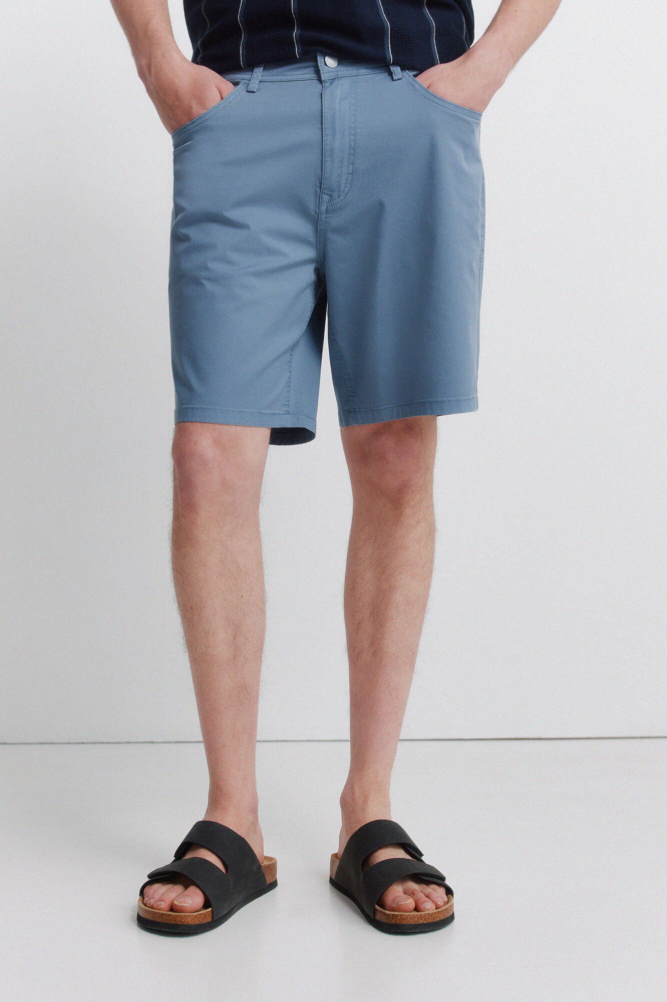 Springfield Bermudas ligeras de 5 bolsillos lavado regular fit