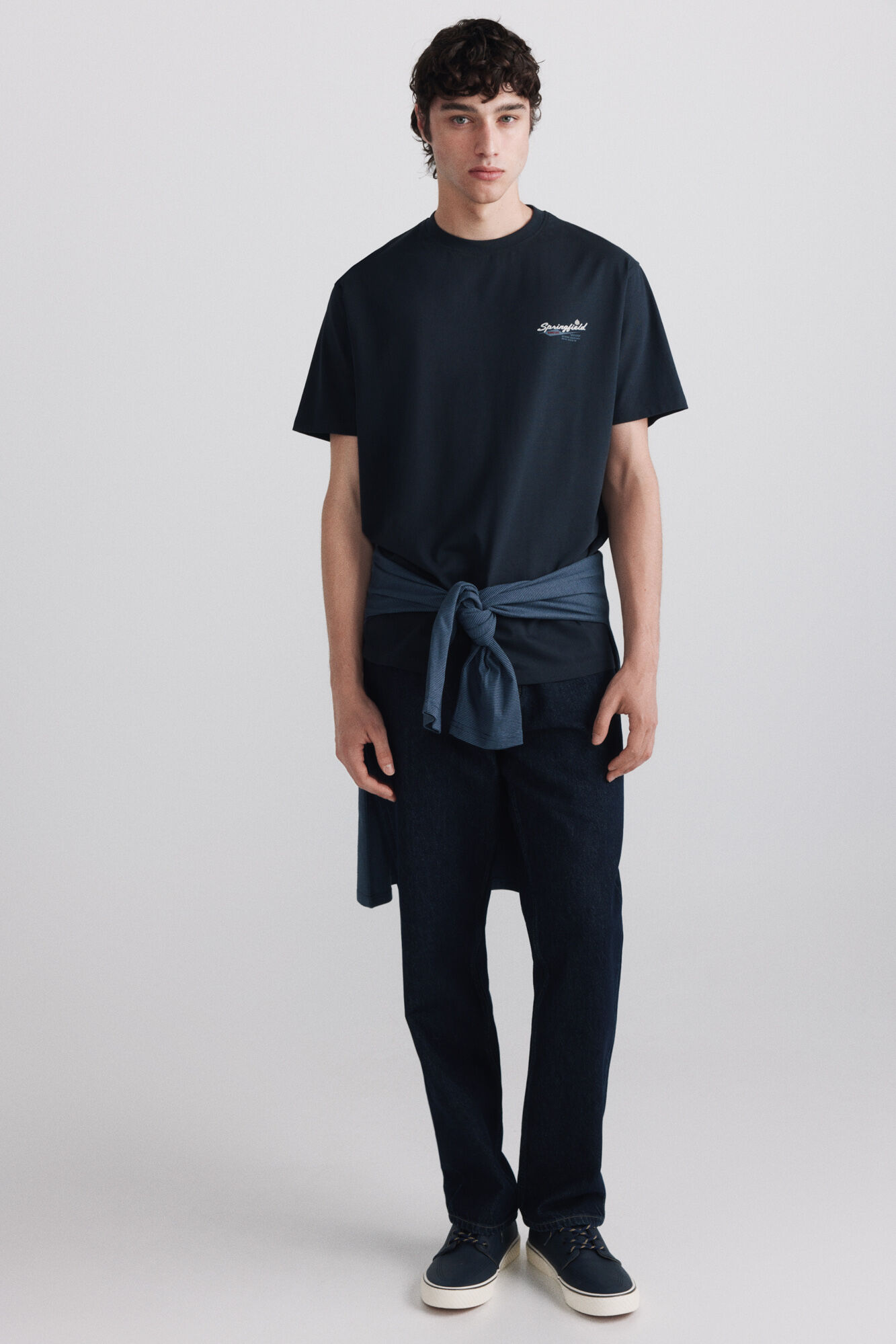 Springfield Playera Springfield Service Dept azul