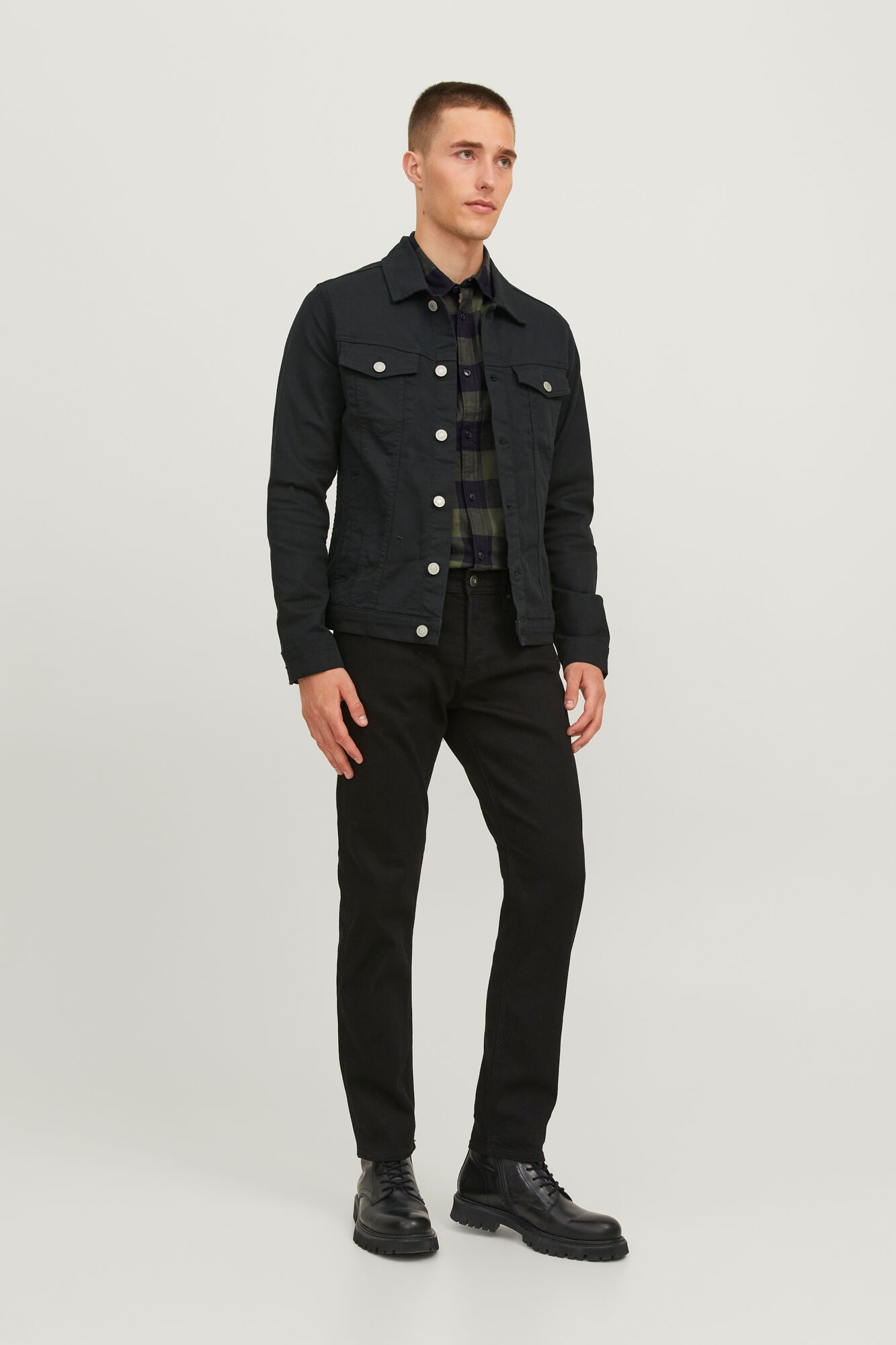 Jack & Jones Camisa confort fit verde