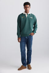 Springfield Sudadera rugby intrepide verde