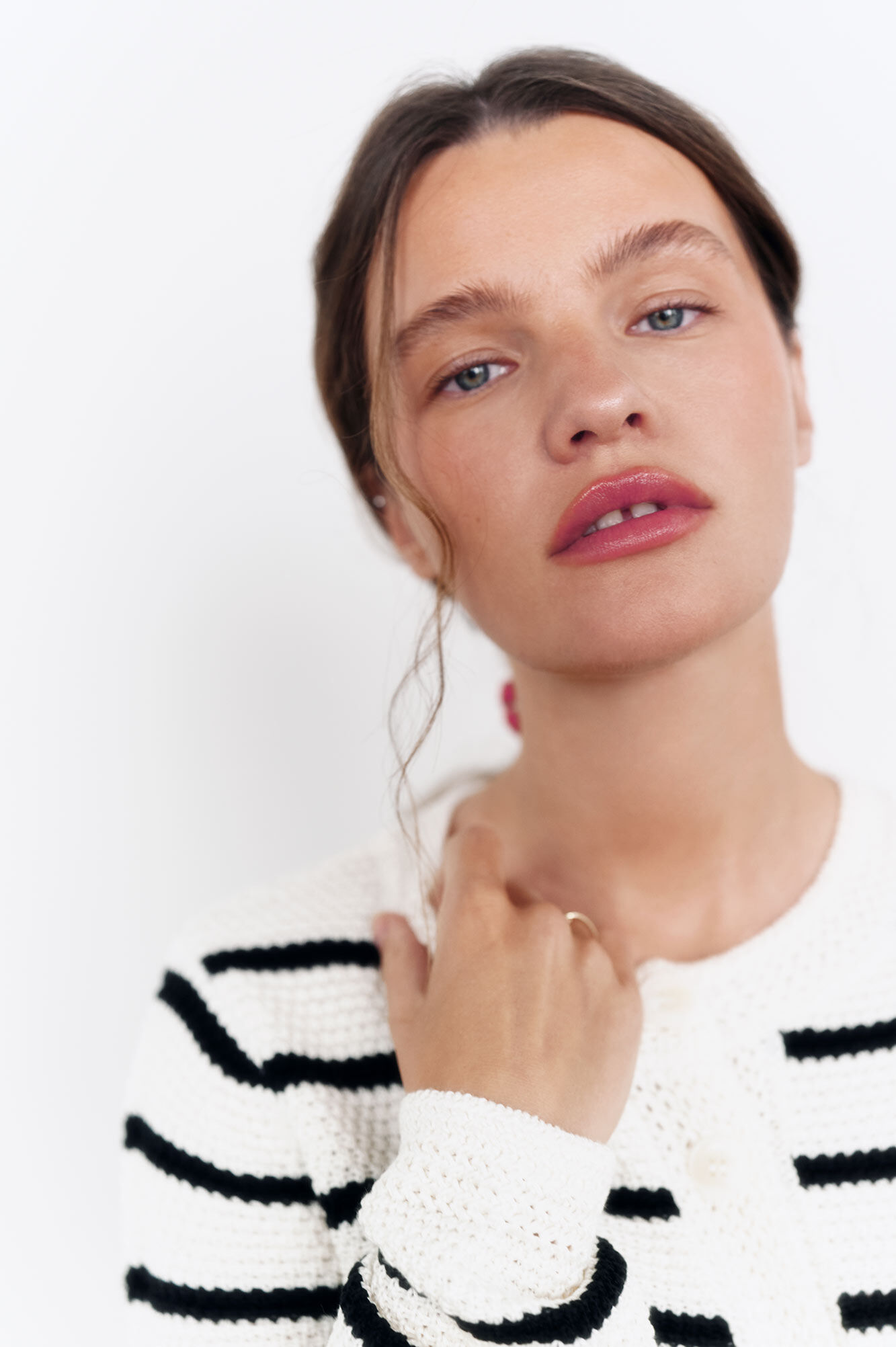 High Spirits C&aacute;rdigan "Mayan Wave"  marfil