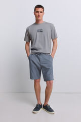 Springfield Bermudas ligera relaxed fit azul
