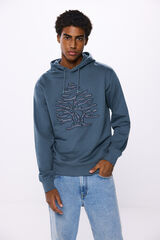 Springfield Sudadera árbol capucha azul
