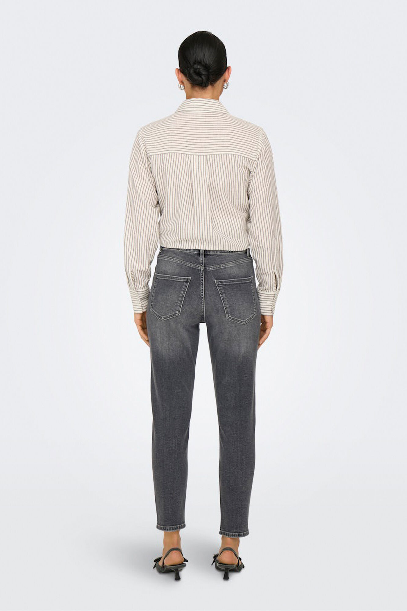 Only Jeans mom fit  gris