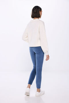 Springfield Pantalones slim pana azul