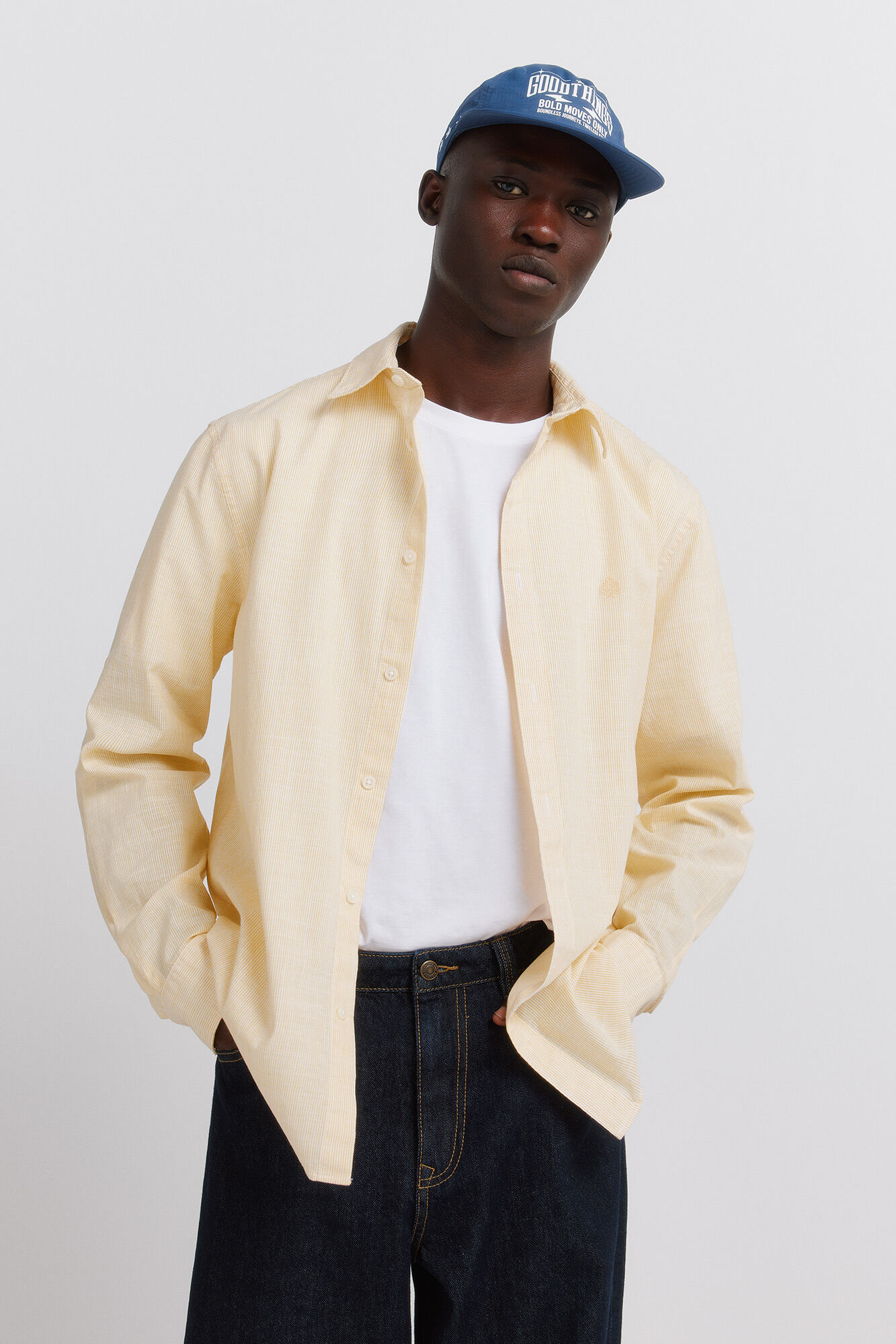 Springfield Camisa ligera de micro rayas