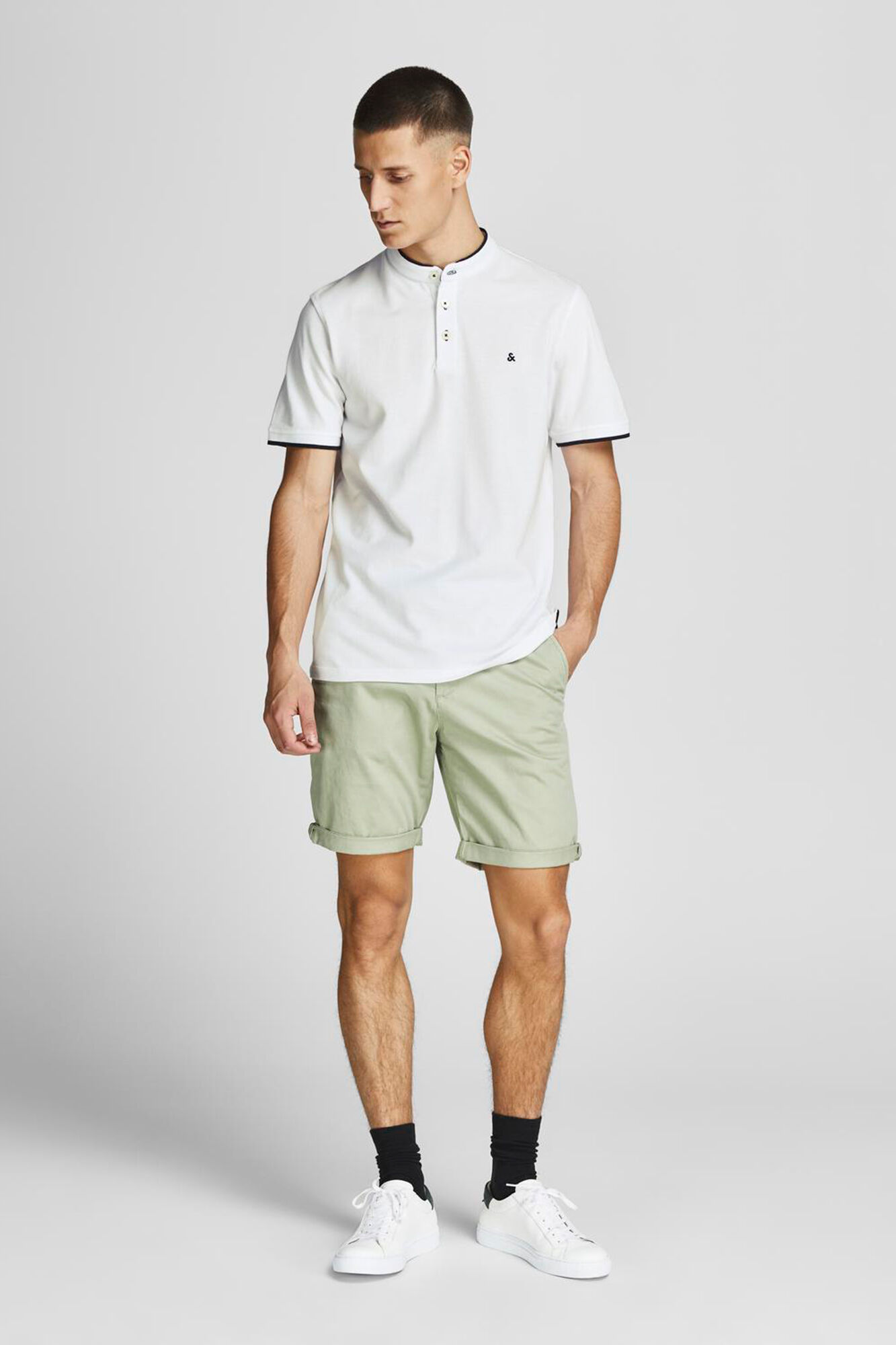Jack & Jones Polo slim fit mao natural