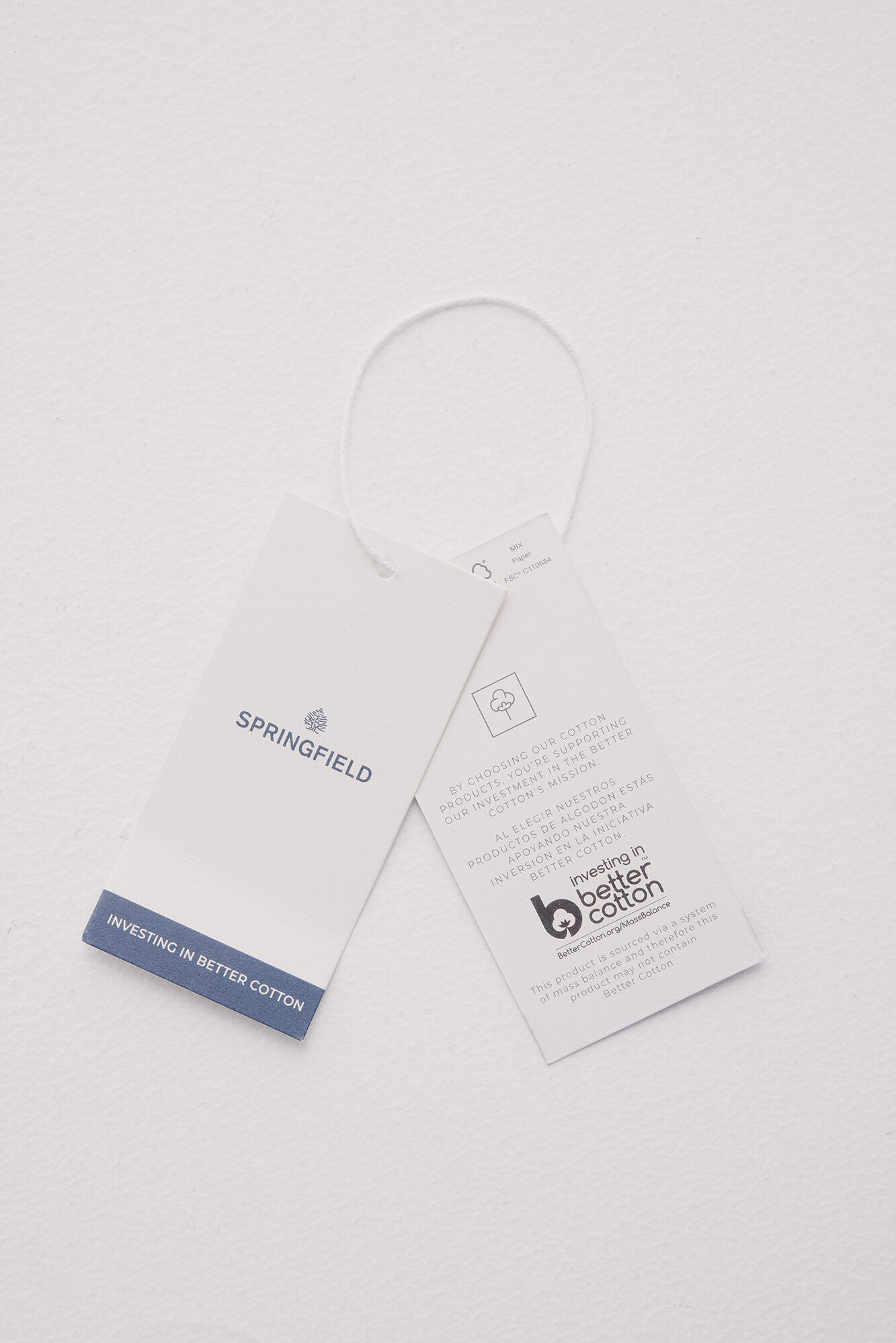 Springfield Polo piqu&eacute; estructura bicolor regular fit beige