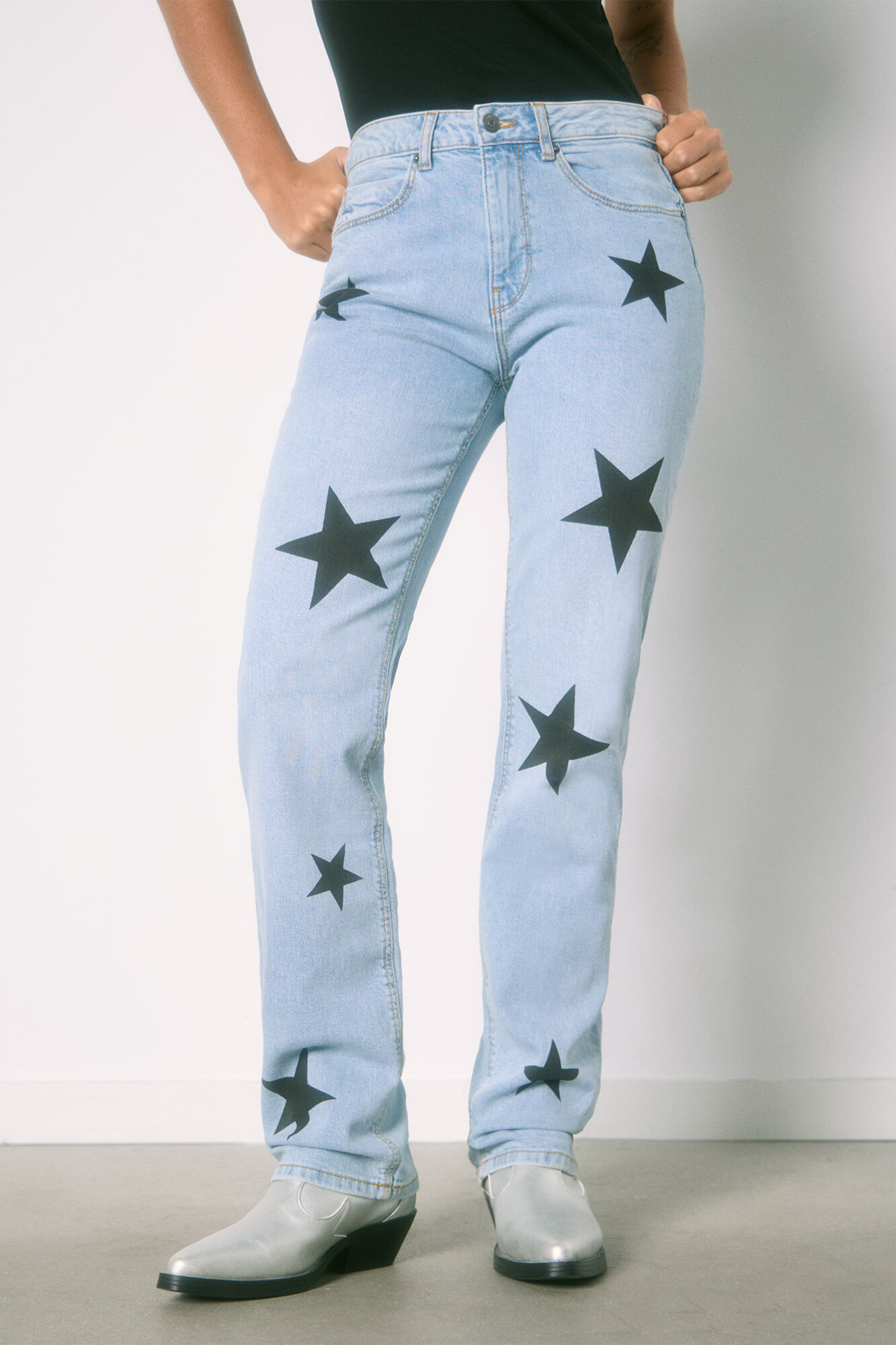 High Spirits Jeans Straight "Stellar" azul
